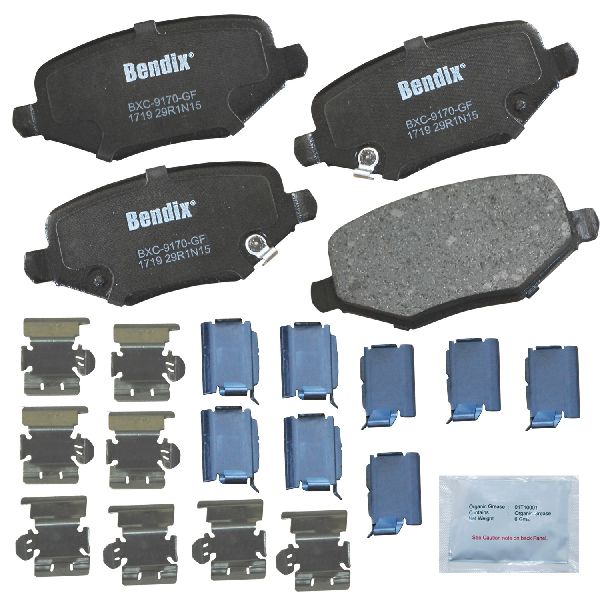 2012-2016 Chrysler Town &amp; Country Disc Brake Pad Set - Rear (Bendix)