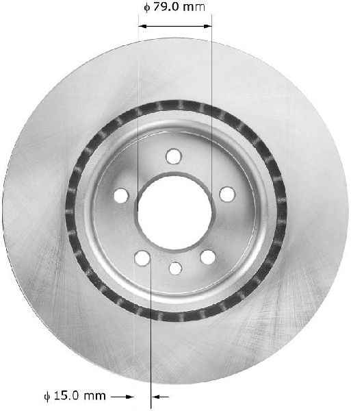 2010-2016 Land Rover LR4 Disc Brake Rotor - Front (Bendix)