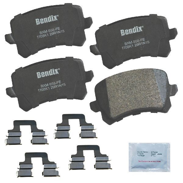 2006-2012 Seat Leon Disc Brake Pad Set - Rear (Bendix)