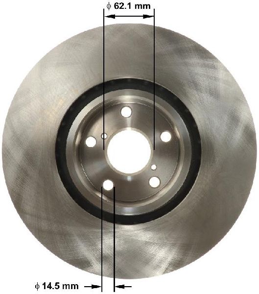 2016-2020 Lexus IS300 Disc Brake Rotor - Front Left (Bendix)