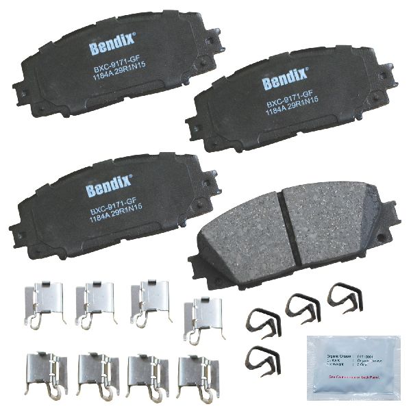 2010-2022 Toyota Prius Disc Brake Pad Set - Front (Bendix)
