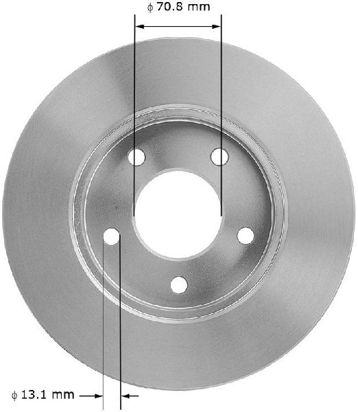 1992-2002 Cadillac Eldorado Disc Brake Rotor - Rear (Bendix)