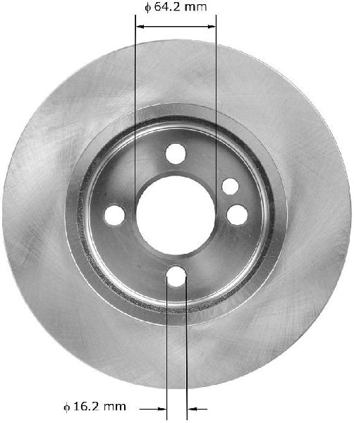 2006-2008 Mini Cooper Disc Brake Rotor - Front (Bendix)