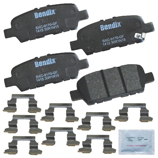 2011-2017 Nissan Juke Disc Brake Pad Set - Rear (Bendix)