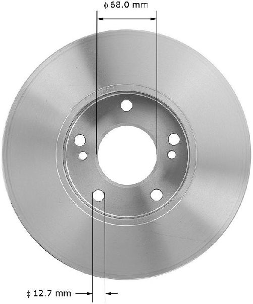 1996-1999 INFINITI I30 Disc Brake Rotor - Front (Bendix)