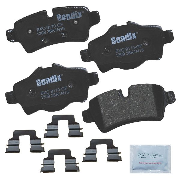2007-2016 Mini Cooper Disc Brake Pad Set - Rear (Bendix)