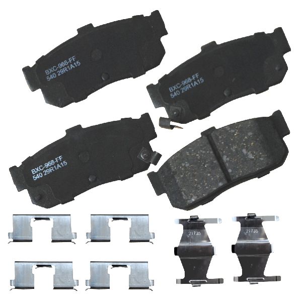 2000-2001 Nissan Sentra Disc Brake Pad Set - Rear (Bendix)