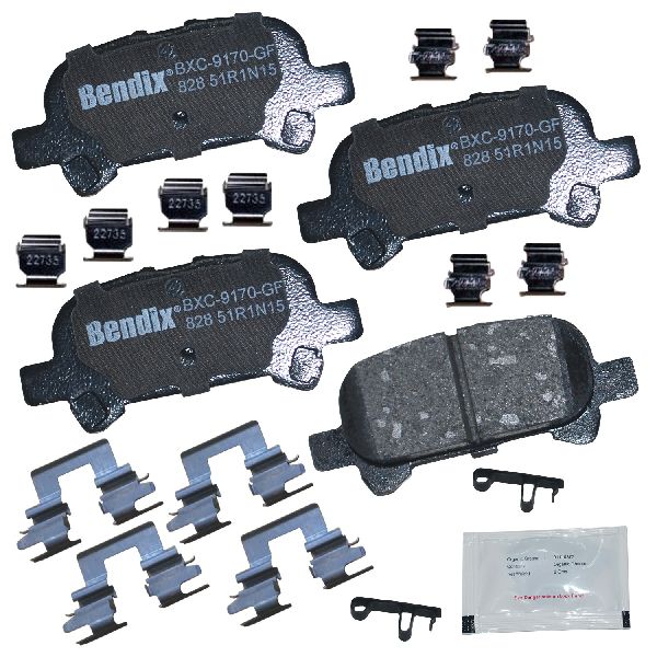 1999-2008 Toyota Solara Disc Brake Pad Set - Rear (Bendix)