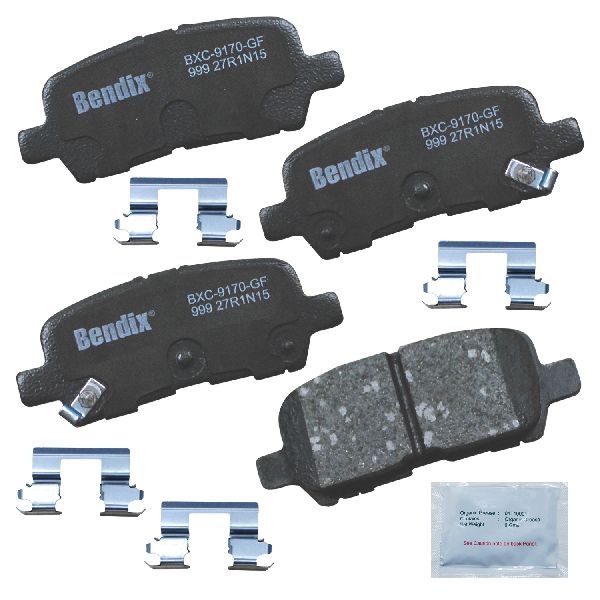 2004-2008 Pontiac Grand Prix Disc Brake Pad Set - Rear (Bendix)
