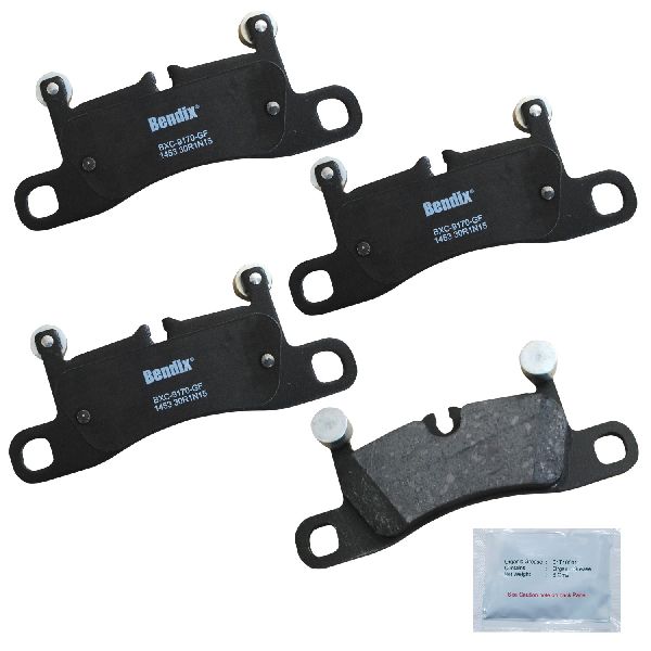 2011-2018 Porsche Cayenne Disc Brake Pad Set - Rear (Bendix)