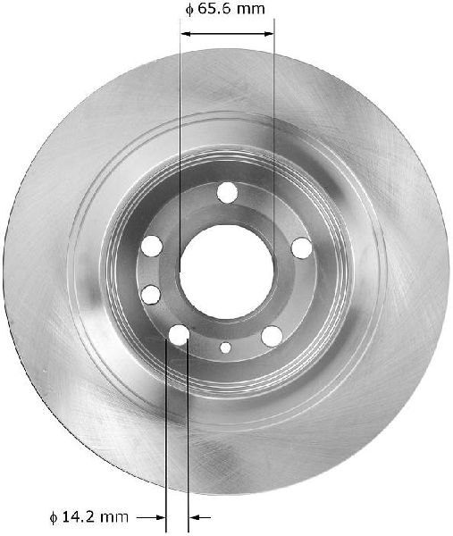 2002-2009 Saab 9-5 Disc Brake Rotor - Rear (Bendix)
