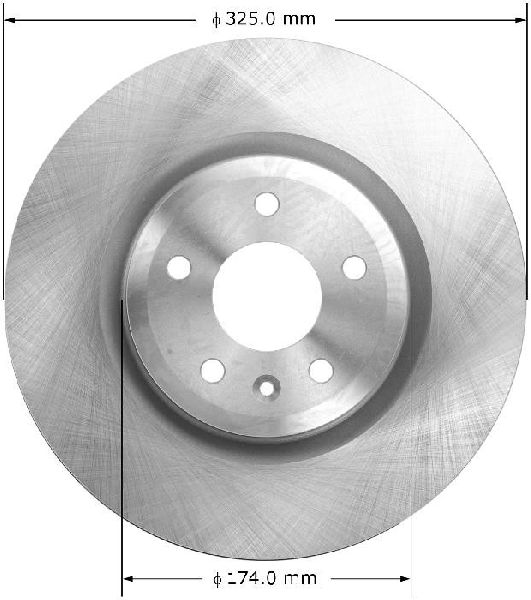 2012-2019 Ford Flex Disc Brake Rotor - Front (Bendix)