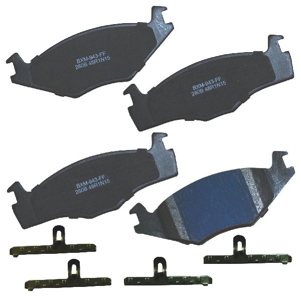 1985-1986 Volkswagen Jetta Disc Brake Pad Set - Front (Bendix)