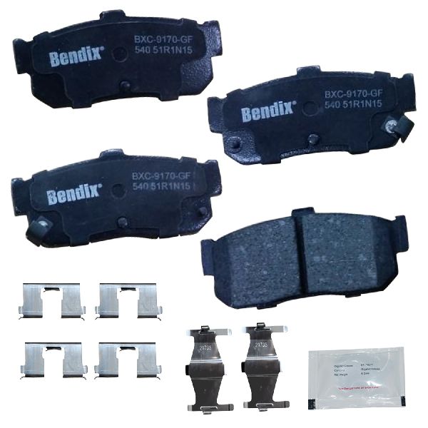 2000-2001 Nissan Sentra Disc Brake Pad Set - Rear (Bendix)