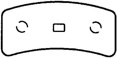1990-1994 Chevrolet Lumina Disc Brake Pad - Rear (Bendix)