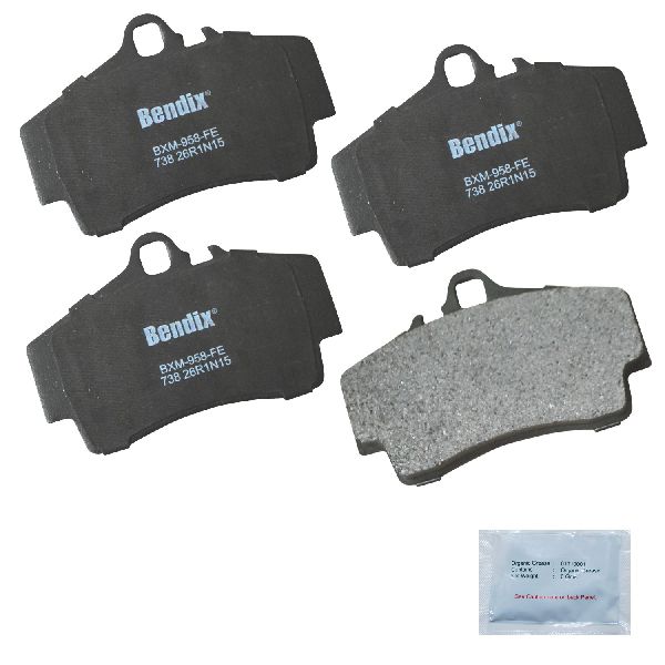 1997-2012 Porsche Boxster Disc Brake Pad Set - Rear (Bendix)
