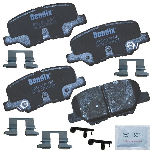 2014-2018 Mazda 3 Disc Brake Pad Set - Rear (Bendix)