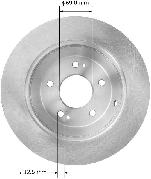 2011-2020 Kia Sorento Disc Brake Rotor - Rear (Bendix)