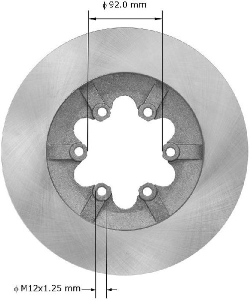 2009-2012 GMC Canyon Disc Brake Rotor - Front (Bendix)