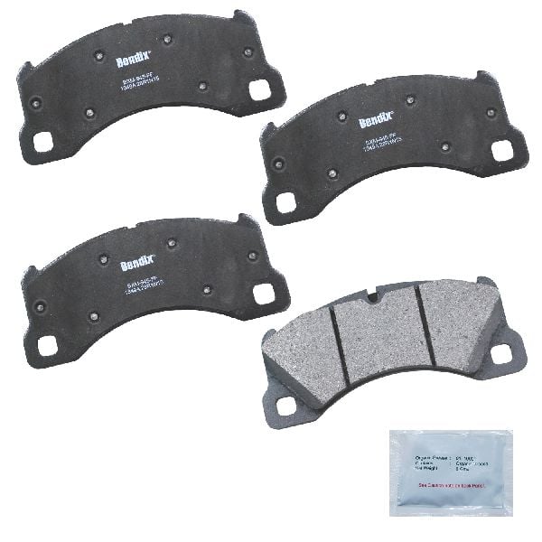 2011-2018 Porsche Cayenne Disc Brake Pad Set - Front (Bendix)