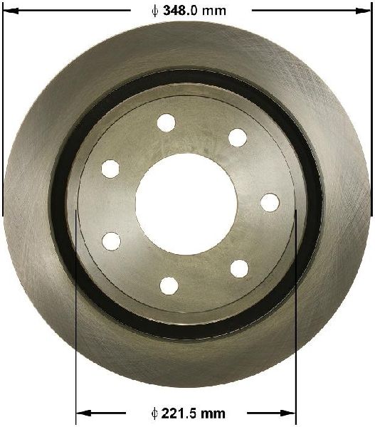 2012-2014 Ford F-150 Disc Brake Rotor - Rear (Bendix)