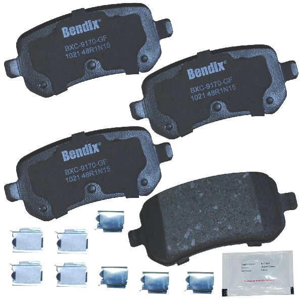 2008-2011 Chrysler Town &amp; Country Disc Brake Pad Set - Rear (Bendix)
