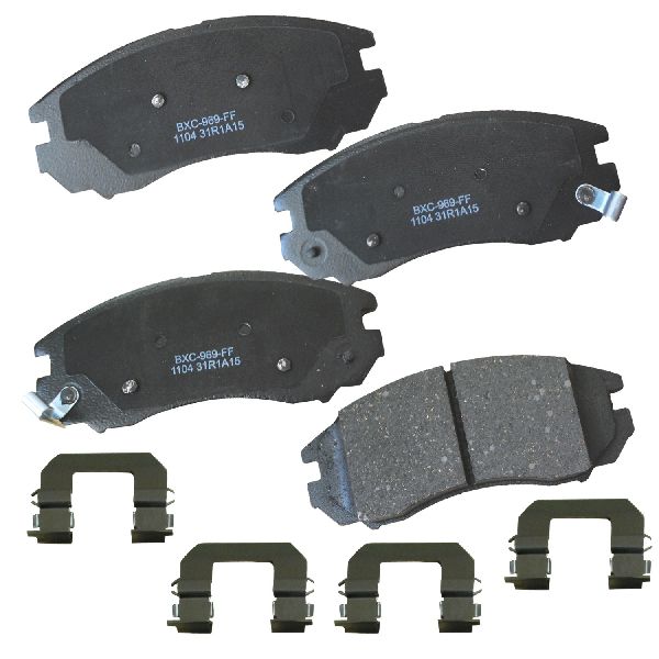 2005-2008 Hyundai Tiburon Disc Brake Pad Set - Front (Bendix)
