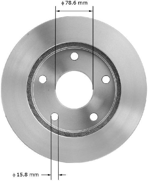1994-1999 Dodge Ram 1500 Disc Brake Rotor - Front (Bendix)