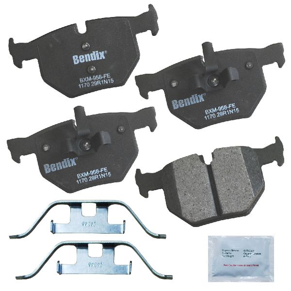 2007-2013 BMW 335i Disc Brake Pad Set - Rear (Bendix)