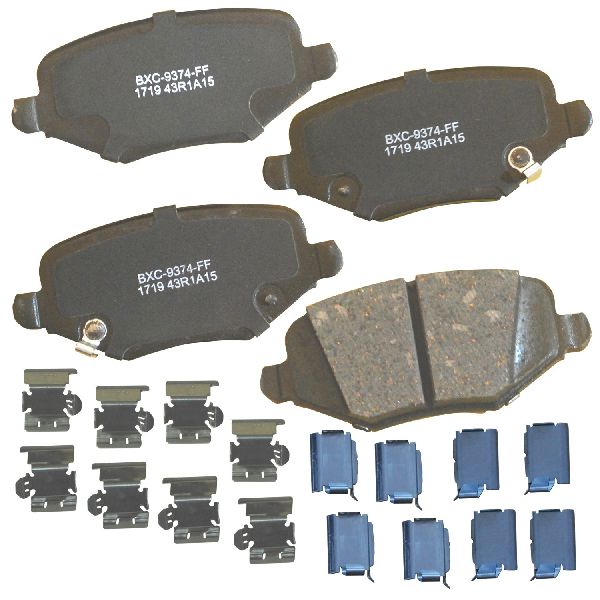 2012-2016 Chrysler Town &amp; Country Disc Brake Pad Set - Rear (Bendix)