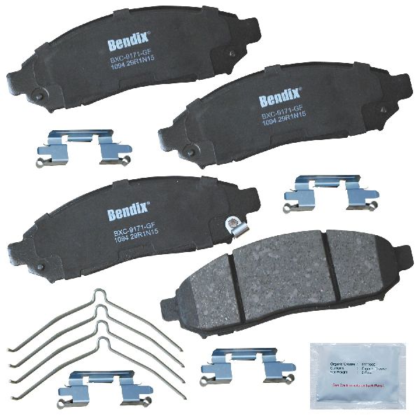 2011-2014 Nissan LEAF Disc Brake Pad Set - Front (Bendix)