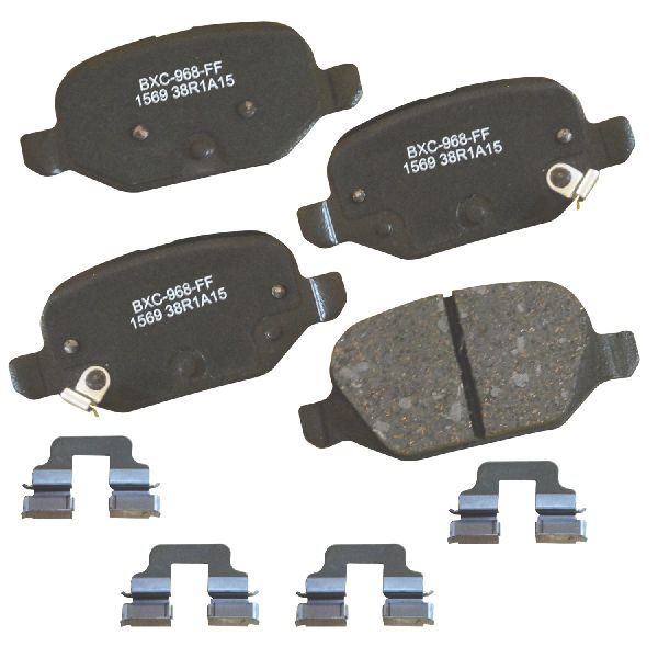 2009-2019 Fiat 500 Disc Brake Pad Set - Rear (Bendix)