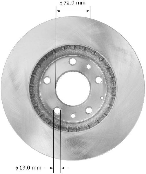 2007-2012 Mazda CX-7 Disc Brake Rotor - Front (Bendix)