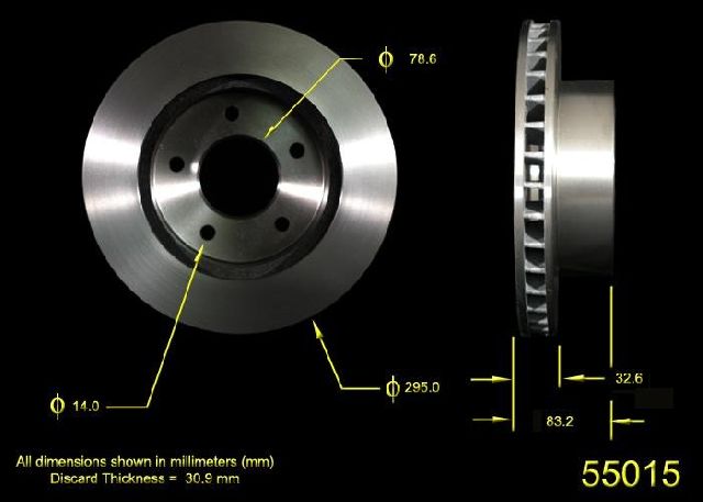 1990-2002 GMC Safari Disc Brake Rotor - Front (Bendix)