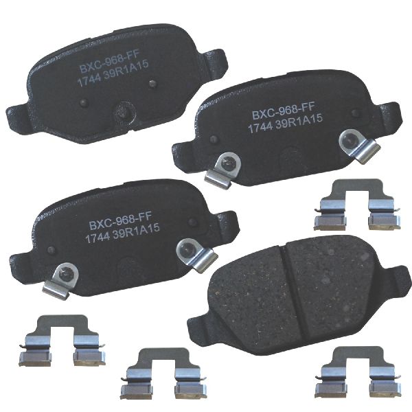 2013-2017 Fiat 500 Disc Brake Pad Set - Rear (Bendix)