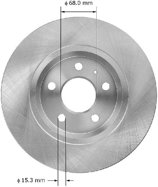 2009-2020 Audi A4 Disc Brake Rotor - Rear (Bendix)