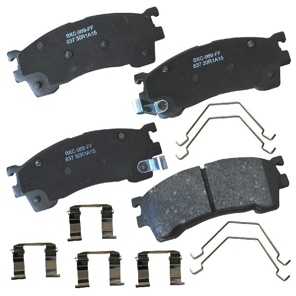 1999-2000 Mazda Protege Disc Brake Pad Set - Front (Bendix)