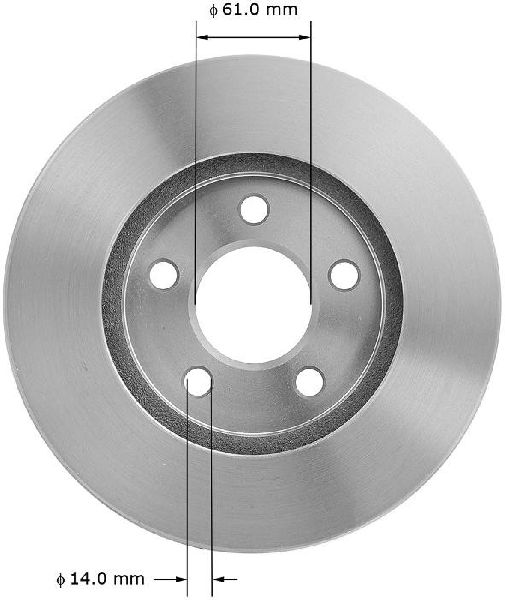 1996-2000 Dodge Caravan Disc Brake Rotor - Front (Bendix)