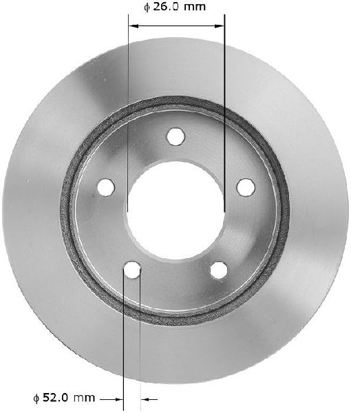 1997-2003 Ford F-150 Disc Brake Rotor - Front (Bendix)