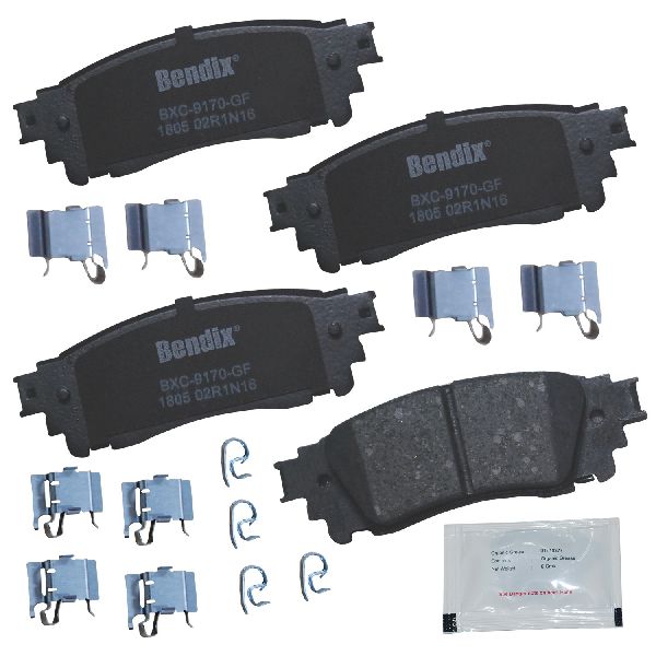 2023-2024 Toyota Prius Disc Brake Pad Set - Rear (Bendix)