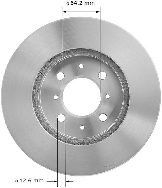 1990-2001 Acura Integra Disc Brake Rotor - Front (Bendix)