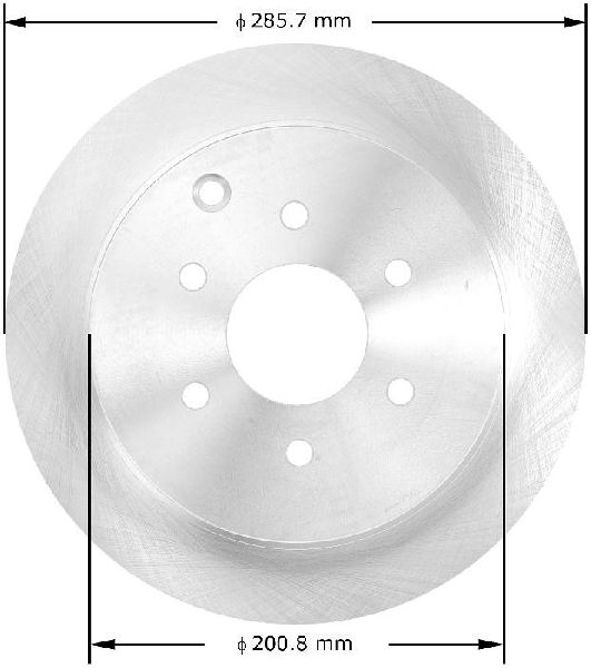 2005-2015 Nissan Xterra Disc Brake Rotor - Rear (Bendix)