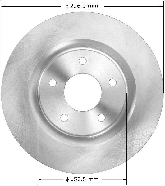2011-2017 Nissan Juke Disc Brake Rotor - Front (Bendix)