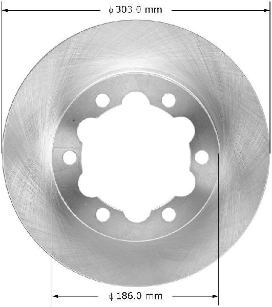 2010-2023 Mercedes-Benz Sprinter 3500 Disc Brake Rotor - Rear (Bendix)