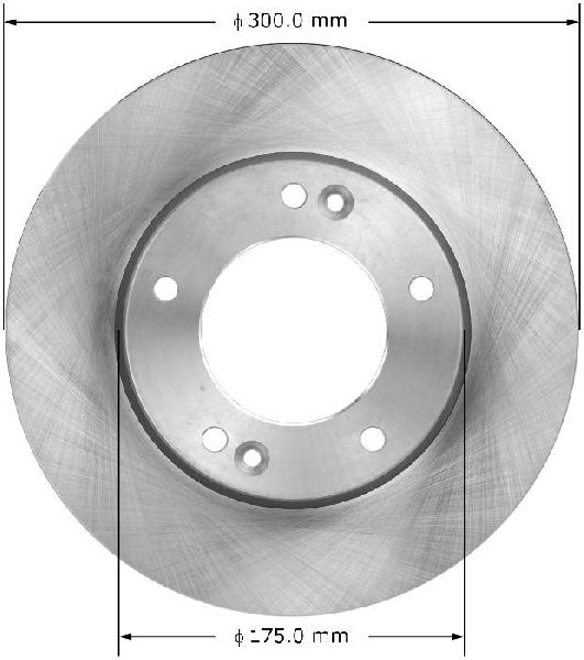 2007-2009 Kia Sorento Disc Brake Rotor - Front (Bendix)