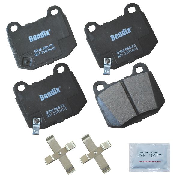 2004-2014 Subaru Impreza Disc Brake Pad Set - Rear (Bendix)