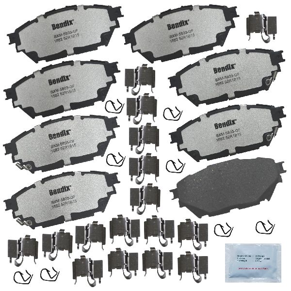 2012-2013 Mitsubishi Fuso Canter FE180 Disc Brake Pad Set - Front or Rear (Bendix)