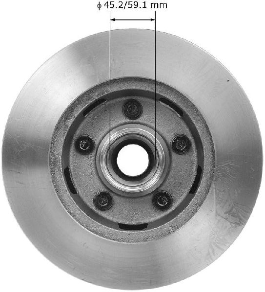 1966-1967 Ford Mustang Disc Brake Rotor - Front (Bendix)