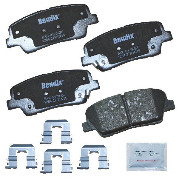 2009-2011 Hyundai Genesis Disc Brake Pad Set - Rear (Bendix)