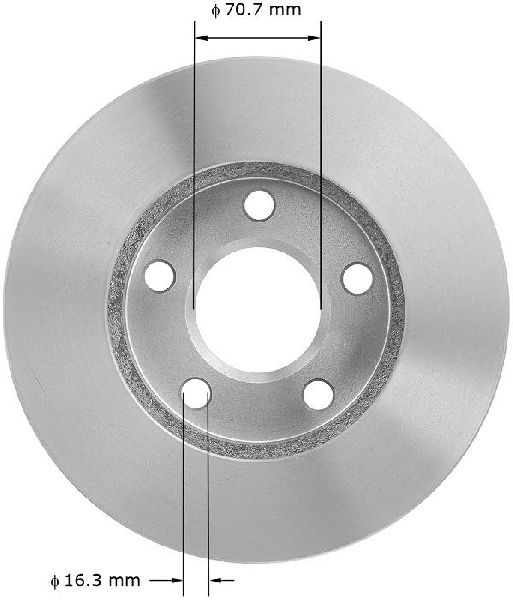 1992-1996 Cadillac Eldorado Disc Brake Rotor - Front (Bendix)